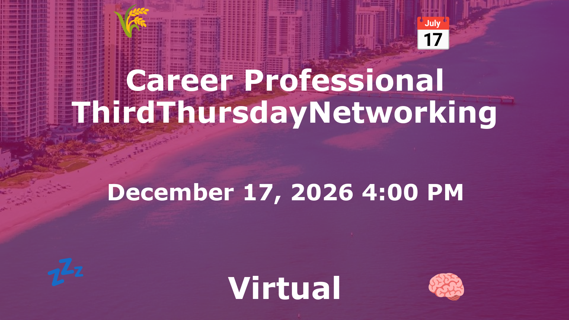 Career Professional ThirdThursdayNetworking  event image